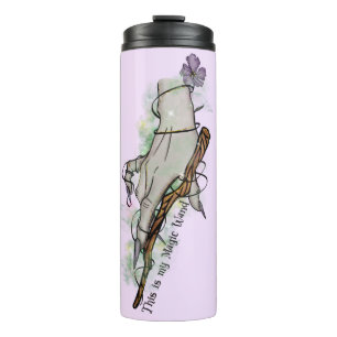 Dit is mijn toverstaf - Gothic Witch Hand Thermosbeker