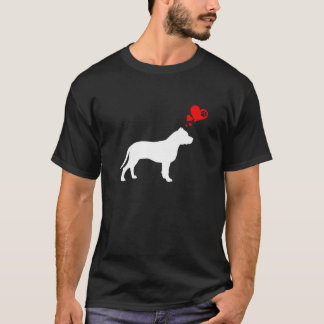 Dit is mijn Valentijn Pajama Pitbull Dog Puppy Lov T-shirt
