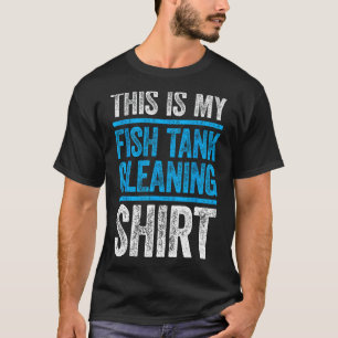 Dit Is Mijn Vis Tank Schoonmaak Shirt Aquarium Li