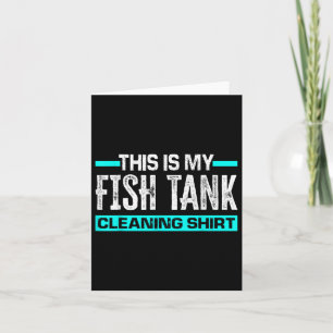 Dit Is Mijn Vis Tank Schoonmaak Shirt Grappige Aqu Kaart