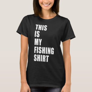 Dit Is Mijn Visshirt Visser Grappige Papa Grap T-shirt