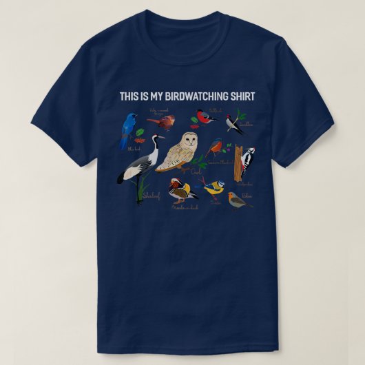 Dit is mijn vogelobservator t-shirt (Design voorkant)