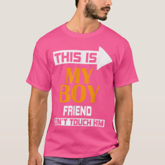 Dit is mijn vriend die hem niet aanraakt t-shirt