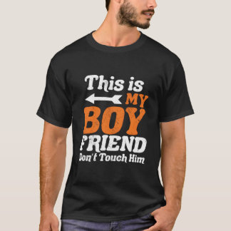 Dit Is Mijn Vriend Raak Hem Niet Aan Voor De Grap T-shirt