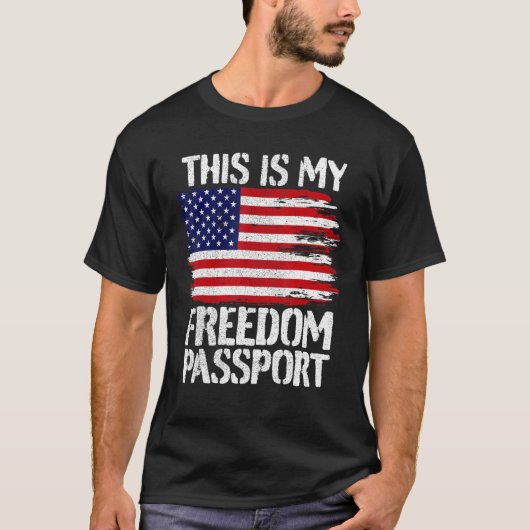 Dit is mijn vrijheidspas t-shirt (Voorkant)