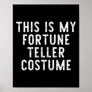 Dit is mijn waarzegger Halloween kostuum Lazy E Poster