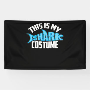 Dit is mijn Zee van het haaienkostuum Spandoek