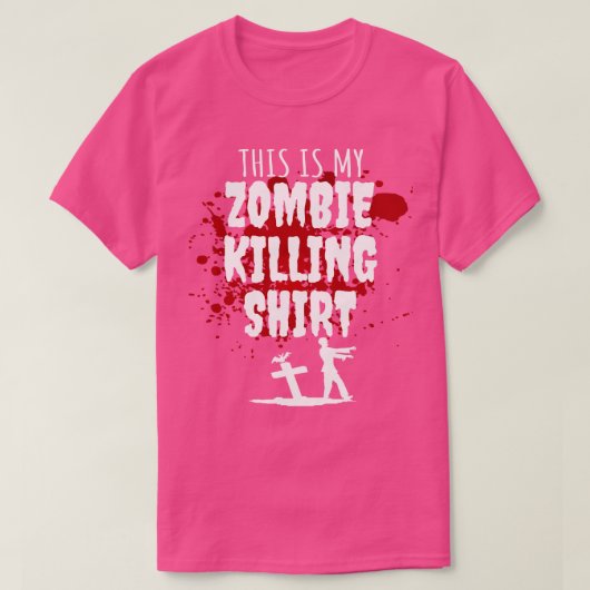 Dit is mijn zombie die shirt vermoordt (Design voorkant)