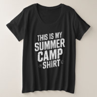 Dit Is Mijn Zomer Kamp T-Shirt Kampdirecteur Perso