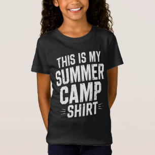 Dit Is Mijn Zomer Kamp T-Shirt Kampdirecteur Perso