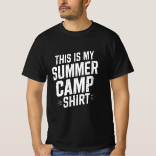 Dit Is Mijn Zomer Kamp T-Shirt Kampdirecteur Perso
