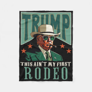 Dit Is M'n Eerste Rodeo Niet Western Cowboy Grappi Fleece Deken