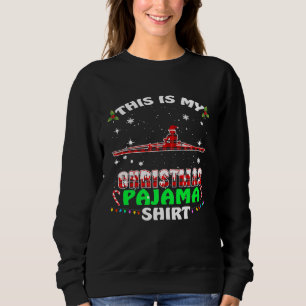 Dit is m'n kerstpajama Xmas Funny Rowing Boat Trui