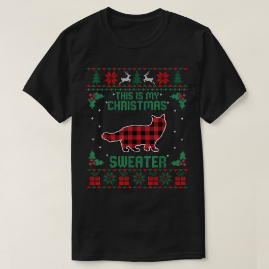Dit is m'n kerstzuster Ragdoll Cat Lover Ugl. T-shirt (Design voorkant)
