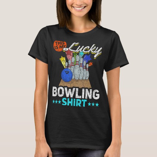 Dit is m'n loffe Bowling Bowling Bowler Bow T-shirt (Voorkant)