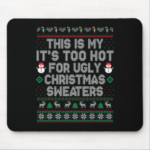 Dit is m'n te warme kerstkeuken. muismat