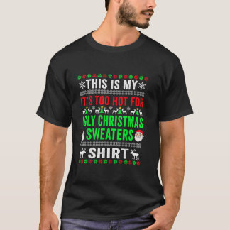 Dit is m'n te warme kerstkeuken. t-shirt