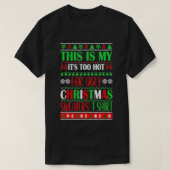 Dit is m'n te warme kerstkeuken. t-shirt (Design voorkant)