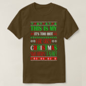 Dit is m'n te warme kerstkeuken. t-shirt (Design voorkant)