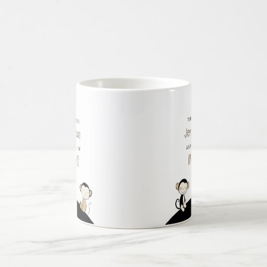 Dit is [naam] Circus, dat zijn mijn apen Koffiemok (Center)