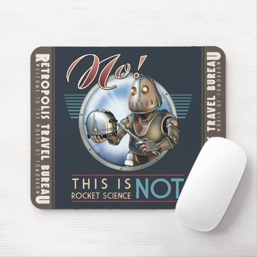 Dit is NIET de Muismat van Rocket Science Robot (Met muis)