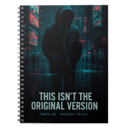 Dit is niet de originele versie - Glitchcore Art Notitieboek