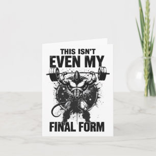 Dit is niet eens mijn laatste vorm Gym Beast Bodyb Kaart