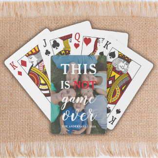 Dit Is Niet Game Over Leuke Familie Pokerkaarten