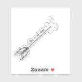 Dit is niet ideaal Sticker – Z&W (Vel)