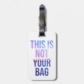 Dit is niet je Bagagelabel (Achterkant verticaal)