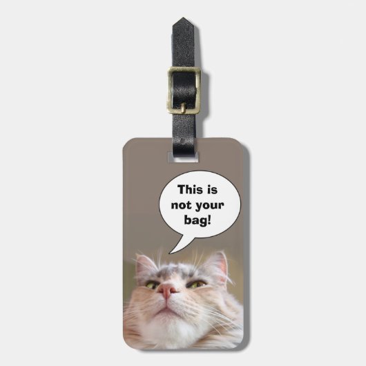 Dit is niet jouw tas bagagelabel (Voorkant verticaal)