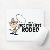 Dit is niet mijn eerste rodeo muismat (Met muis)