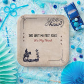 Dit is niet mijn eerste Rodeo Paper Bord (Feest)