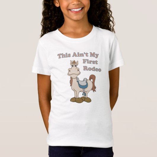 Dit is niet mijn eerste rodeo t-shirt (Voorkant)