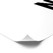 Dit is NIET normaal! Protest bord Perfect Poster (Hoek)