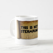 Dit is niet Steampunk Koffiemok (Voorkant links)