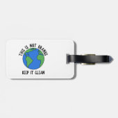 Dit is niet uranus, houd het schoon bagagelabel (Achterkant horizontaal)