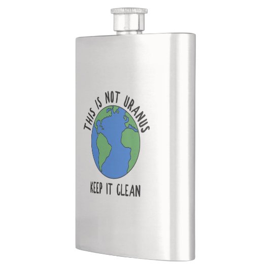 Dit is niet uranus, houd het schoon flacon (Links)