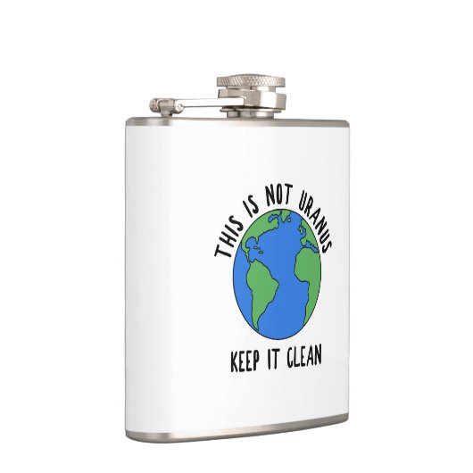 Dit is niet uranus, houd het schoon heupfles (Rechts)