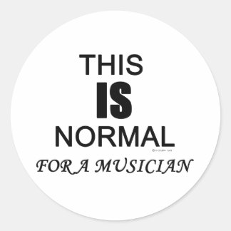 Dit is normaal ronde sticker