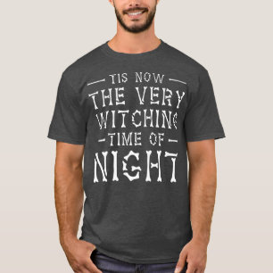 Dit is nu de zeer opzienbarende tijd van acht uur t-shirt