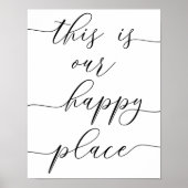 Dit is onze Happy Place Print (Voorkant)