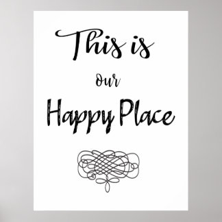 Dit is onze Happy Placer Poster