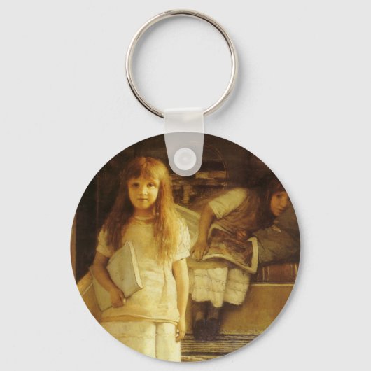 Dit is onze hoek door Sir Lawrence Alma Tadema Sleutelhanger (Voorkant)
