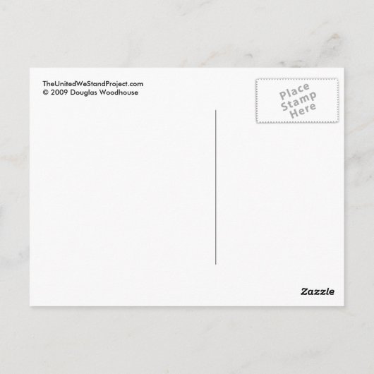 Dit is ook onze strijd! Pro-UnieBriefkaart Briefkaart (Achterkant)