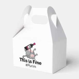 Dit is prima. Grappig Purim Cat. פ ו י ם ש  Bedankdoosjes