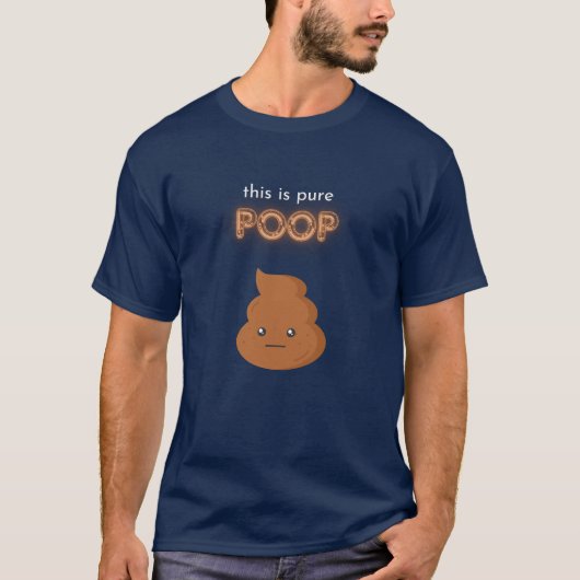 Dit is pure poep t-shirt (Voorkant)