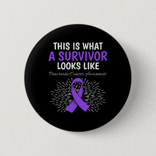 Dit is Purpl, de overlevende van alvleesklierkanke Ronde Button 5,7 Cm