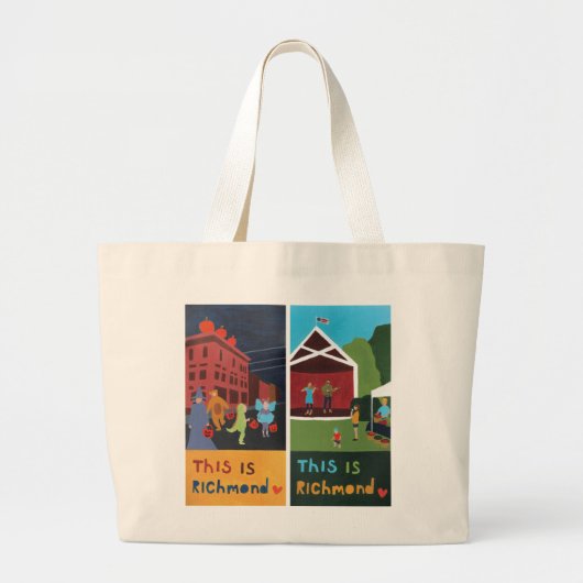 Dit is Richmond Canvas tas (Design #2) (Voorkant)