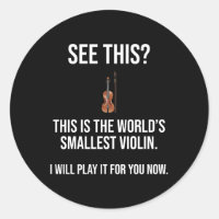 Dit is 's werelds kleinste Violin Sarcastic